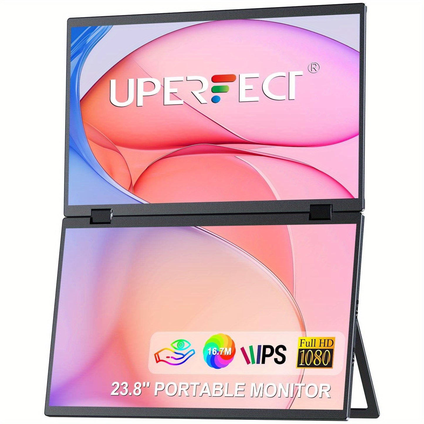 23.8-inch Dual Portable Monitor with Full HD Display