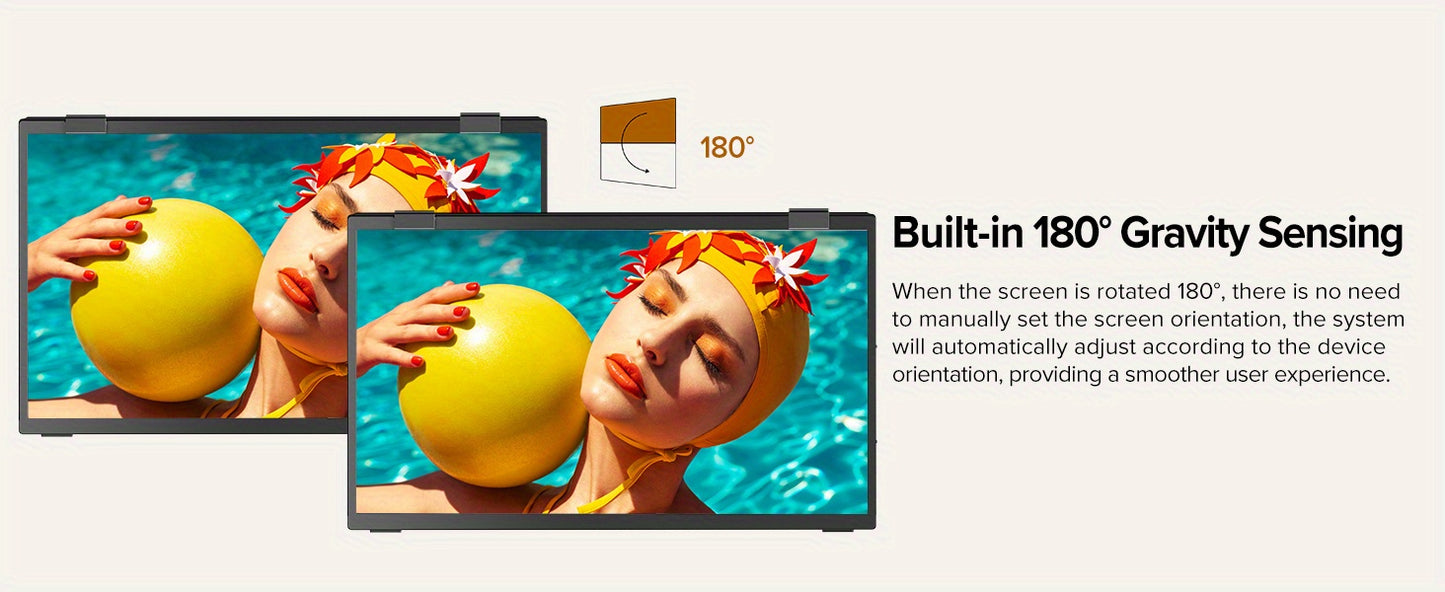 23.8-inch Dual Portable Monitor with Full HD Display