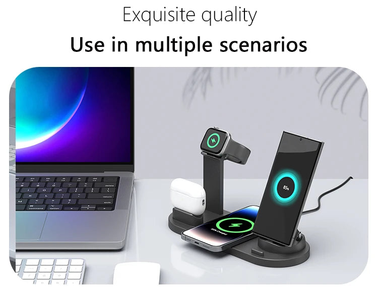 6-in-1 Wireless Charging Station