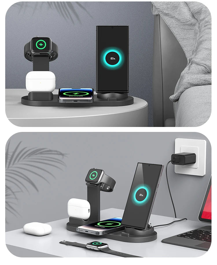 6-in-1 Wireless Charging Station