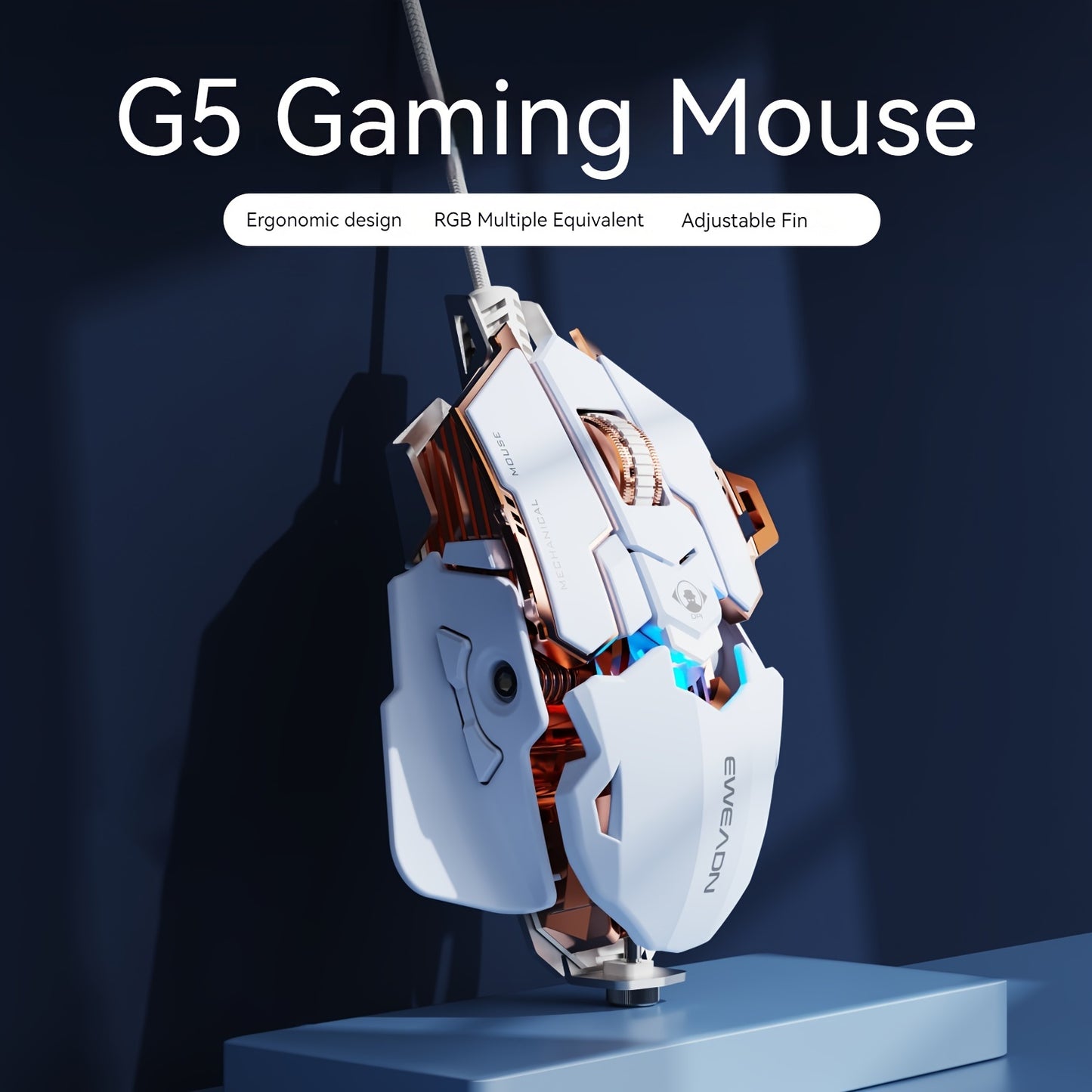 EWEADN G5 Gaming Mouse Futuristic Design