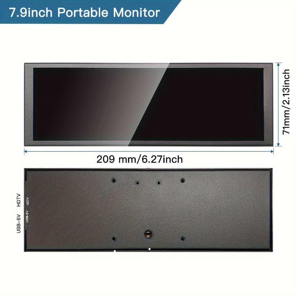 7.9-Inch Portable Monitor LESOWN Compact Display