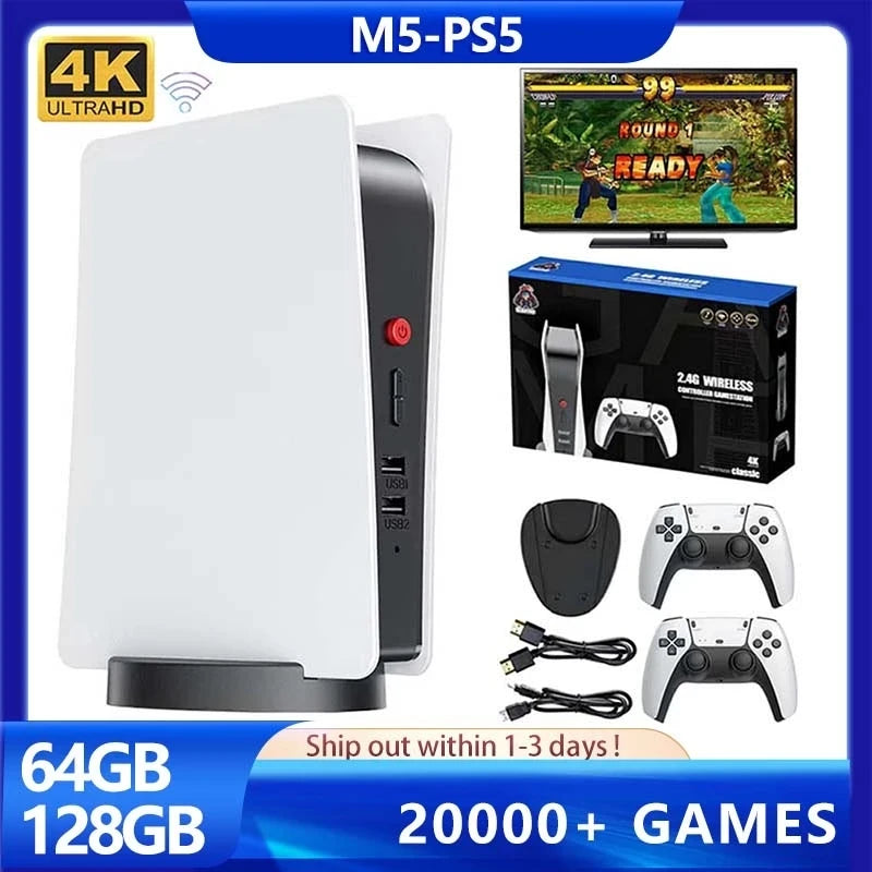 4K UHD Retro Gaming Console M5-PS5