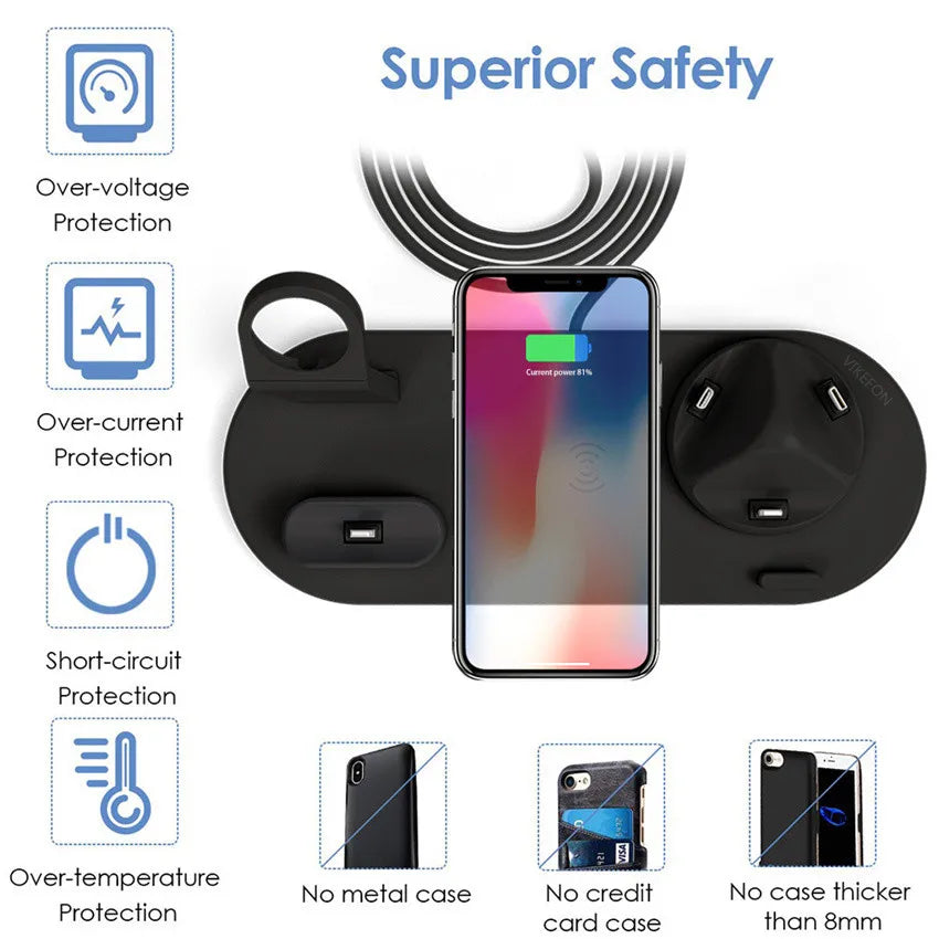 6-in-1 Wireless Charging Station