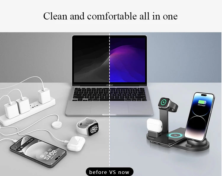 6-in-1 Wireless Charging Station