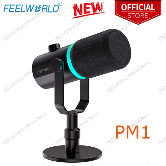 Dynamic Podcast Microphone FEELWORLD PM1