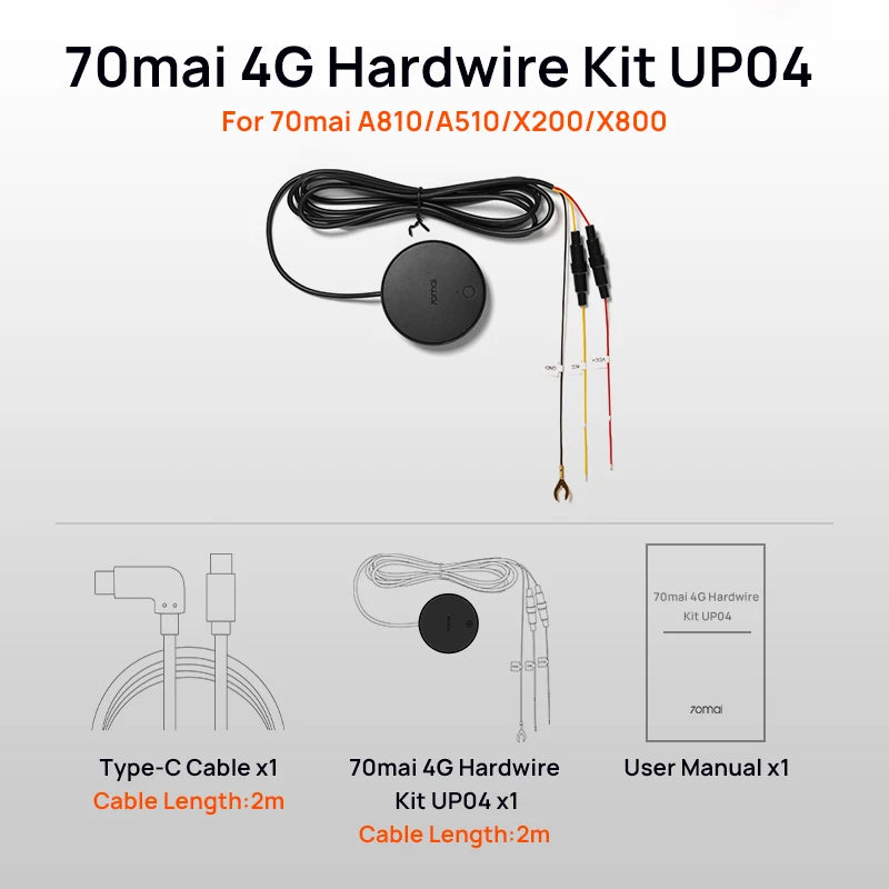 70mai Dash Cam 4K Omni HDR 360° Rotating