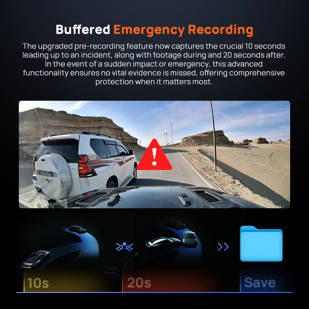 70mai Dash Cam 4K Omni HDR 360° Rotating