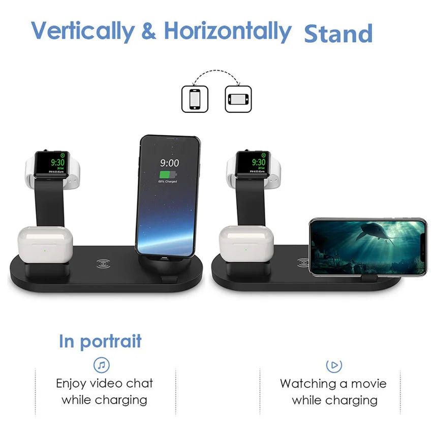 6-in-1 Wireless Charging Station