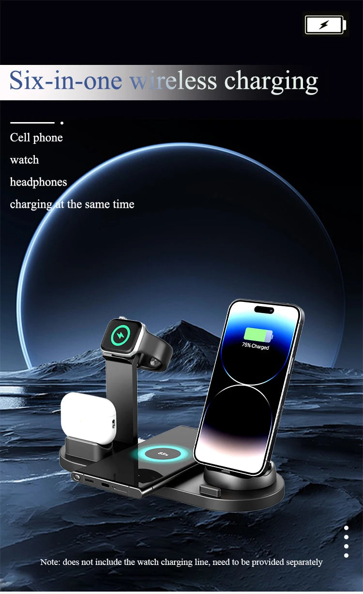 6-in-1 Wireless Charging Station