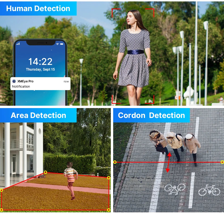 8-Channel POE NVR Security Camera System with AI Detection