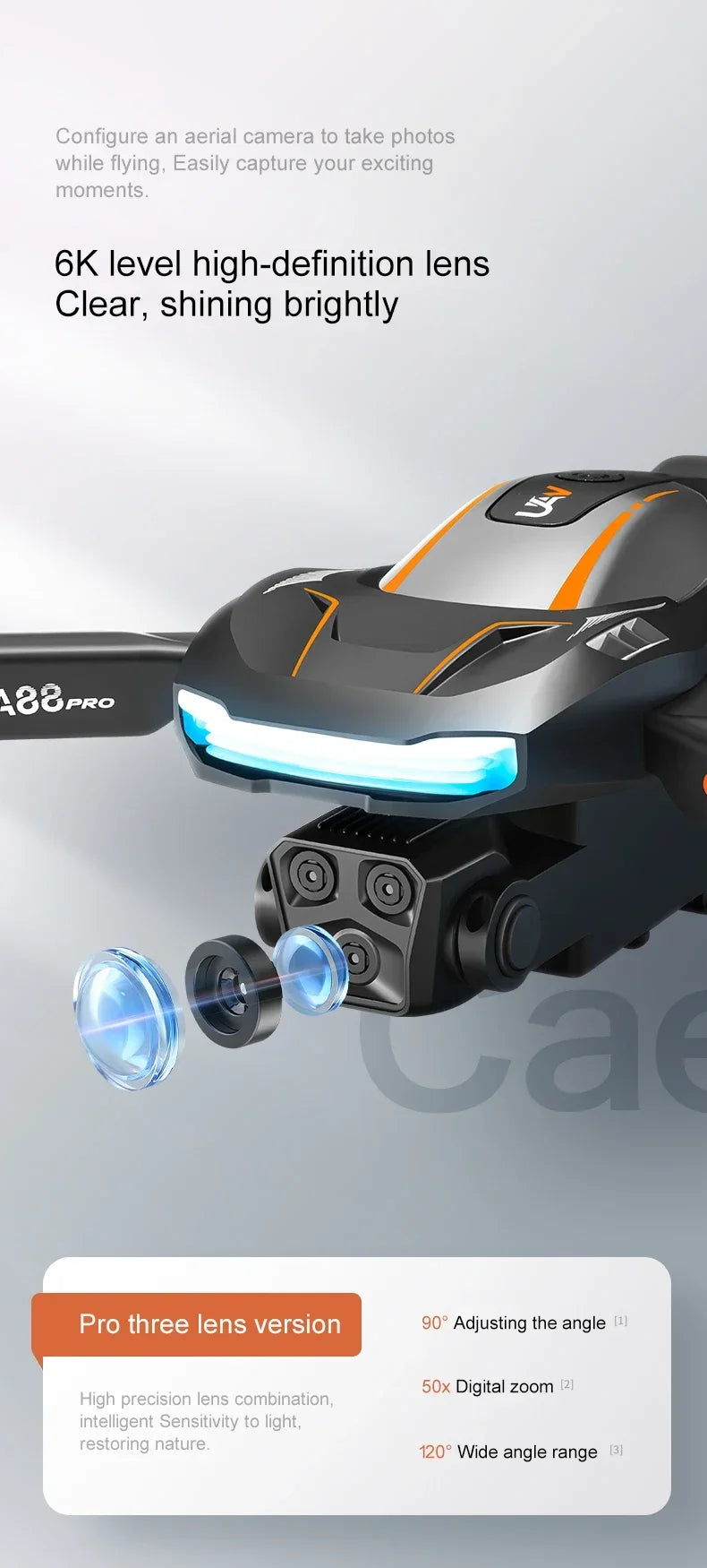 A88 Pro Drone with 4K Camera